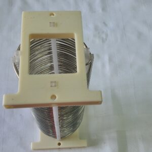 Inductor, 8 gauge wire, 7.5 inches overall length, 22 micro Henry’s nominal inductance with Qcoil furniture