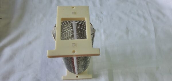 Inductor, 8 gauge wire, 7.5 inches overall length, 22 micro Henry’s nominal inductance with Qcoil furniture