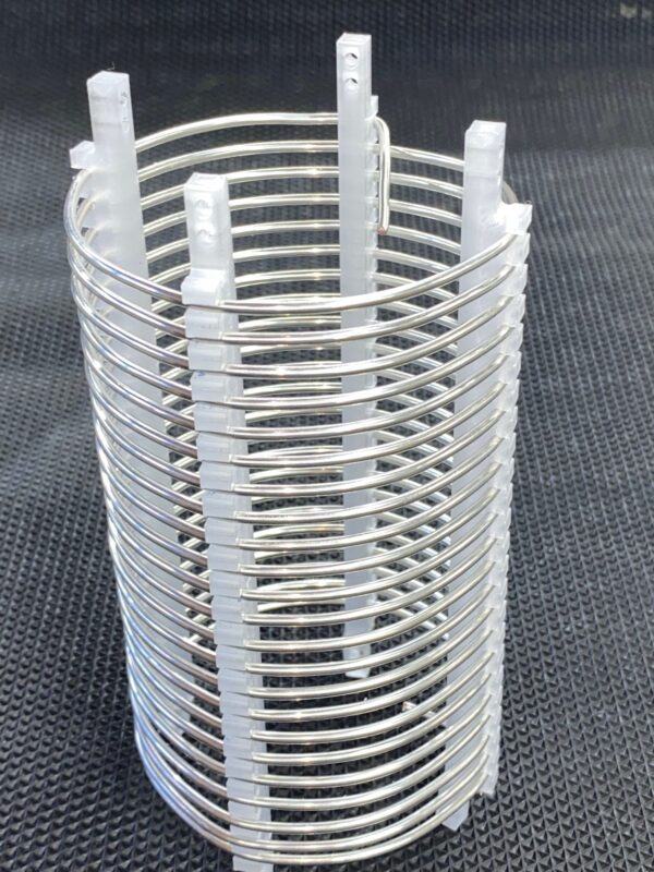 Inductor, 6 gauge wire, 7.5 inches overall length, 16 micro Henry’s nominal inductance