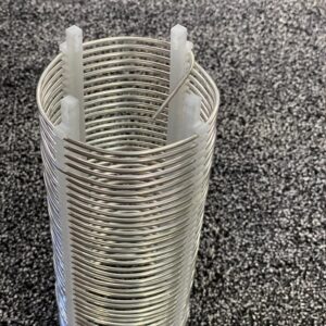 Inductor, 8 gauge wire, 10 inches overall length, 33 micro Henry’s nominal inductance